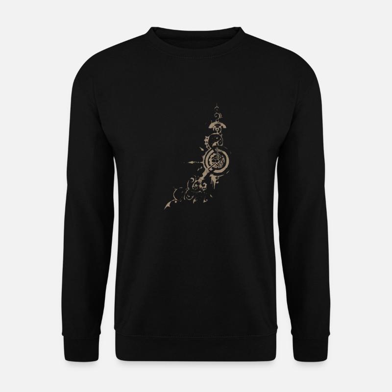 SteamPUNK cog design - Unisex Sweatshirt - black