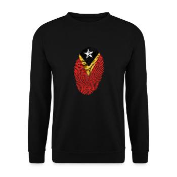 East Timor - Unisex Sweatshirt - black - Front - Alina (178cm) & Michal (187cm)