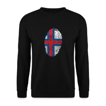 Féroé (îles) - Sweat-shirt Unisexe - noir - Devant - Alina (178cm) & Michal (187cm)