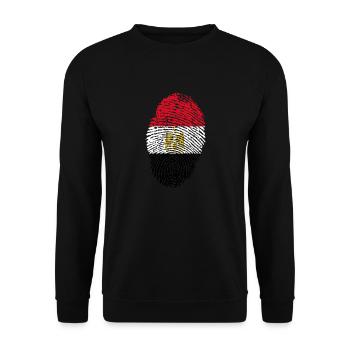 Ägypten - Unisex Pullover - Schwarz - Vorne - Alina (178cm) & Michal (187cm)