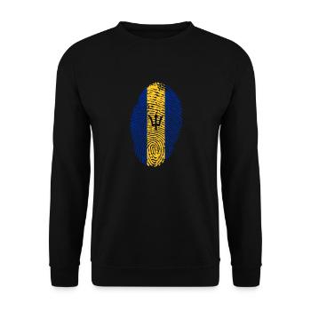 Barbados - Unisex Pullover - Schwarz - Vorne - Alina (178cm) & Michal (187cm)