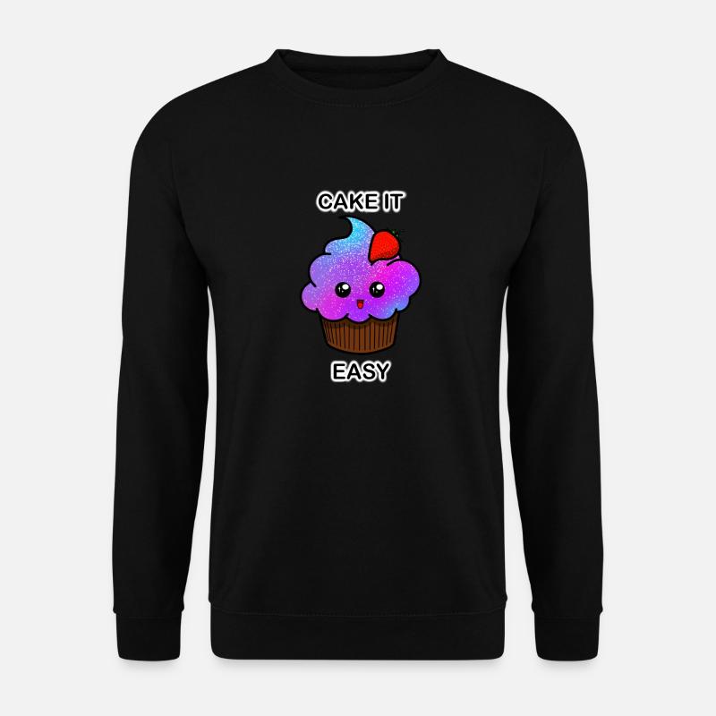 CAKE IT EASY - Unisex Sweatshirt - black
