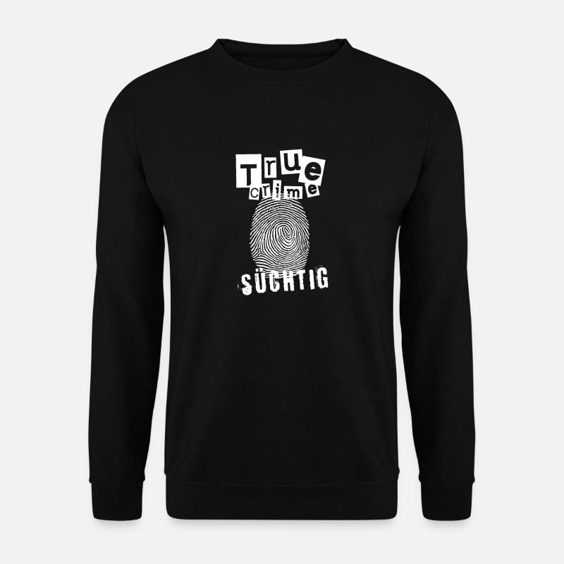 true crime - Unisex Pullover - Schwarz