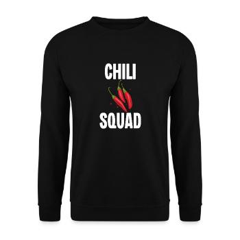 Chili Squad - Unisex Sweatshirt - black - Front - Alina (178cm) & Michal (187cm)