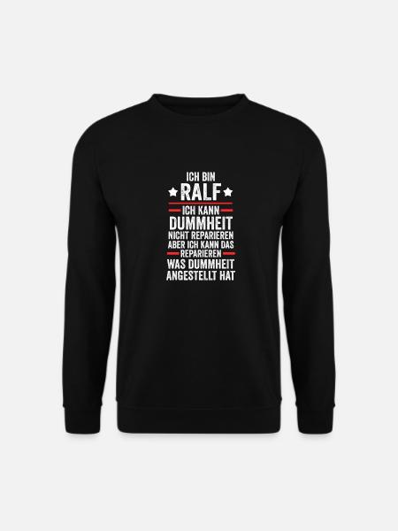 Ralf - Unisex Pullover - Schwarz