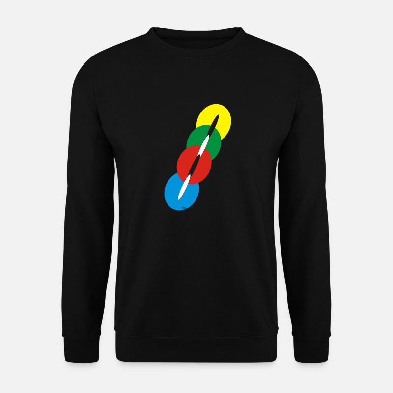 Kanal 1 groß - Unisex Pullover - Schwarz