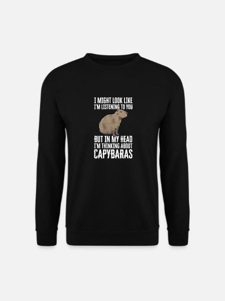 Capybara rodent - Unisex Sweatshirt - black
