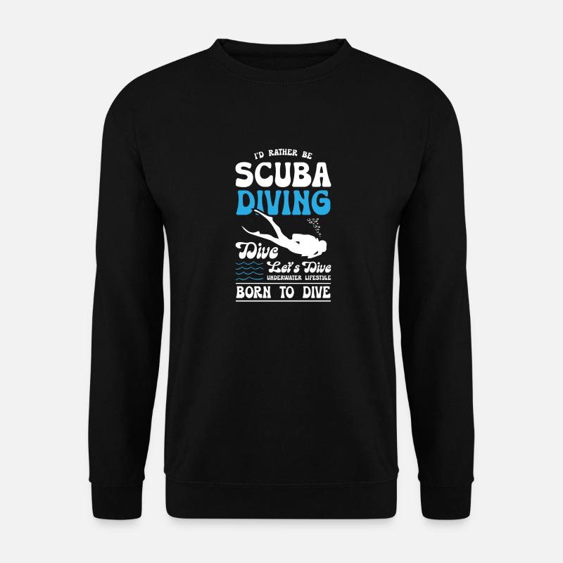 Born To Dive - Unisex Pullover - Schwarz