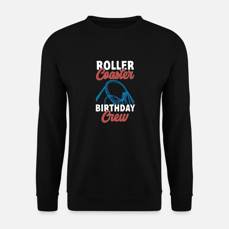 Achterbahn Rollercoaster Freizeitpark - Unisex Pullover - Schwarz