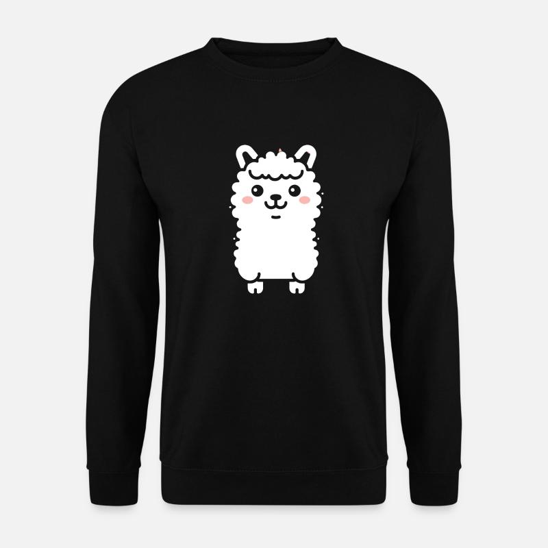 Bébé lama - Sweat-shirt Unisexe - noir