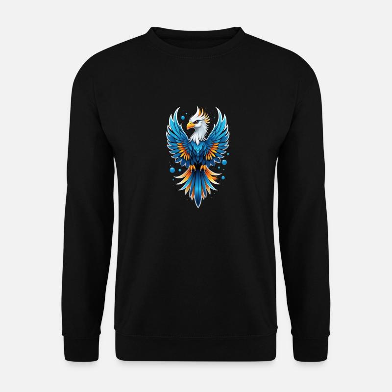 phenix - phoenix - oiseau de feu - Sweat-shirt Unisexe - noir