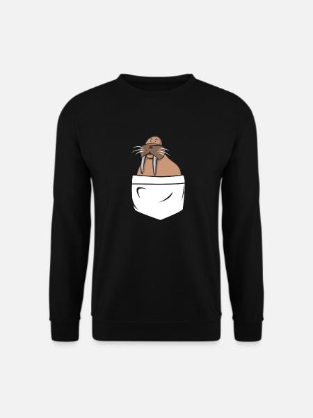Walrus - Unisex Sweatshirt - black