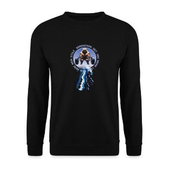 Bärenstark Berlin 1892 - Unisex Pullover - Schwarz - Vorne - Alina (178cm) & Michal (187cm)