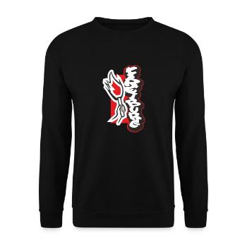 Freiburg Pyro - Unisex Pullover - Schwarz - Vorne - Alina (178cm) & Michal (187cm)