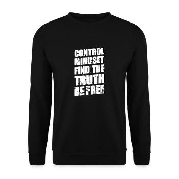 Mentalité - Sweat-shirt Unisexe - noir - Devant - Alina (178cm) & Michal (187cm)