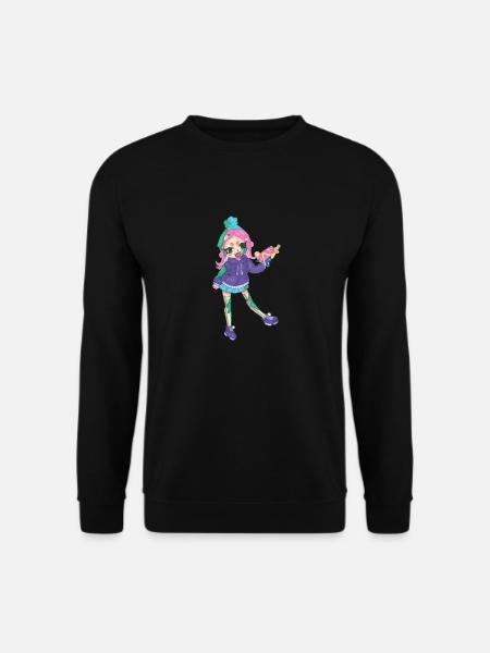 Inkling Mädchen | Pink 2 | Splatoon - Unisex Pullover - Schwarz