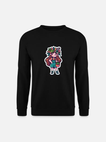 PLANT LADY - Unisex Sweatshirt - black