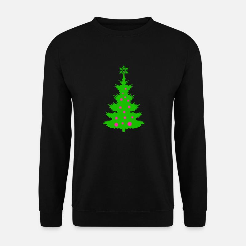 Weihnachtsbaum - Unisex Pullover - Schwarz