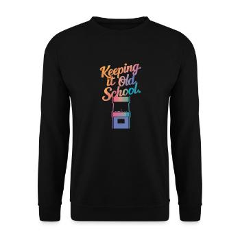 Arcade Arcade Slot Machine Gamer Gaming - Sweat-shirt Unisexe - noir - Devant - Alina (178cm) & Michal (187cm)