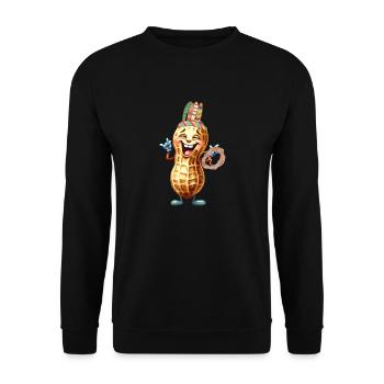 Cacahuète Wild West Enfant Enfants Cacahuètes Noix - Sweat-shirt Unisexe - noir - Devant - Alina (178cm) & Michal (187cm)