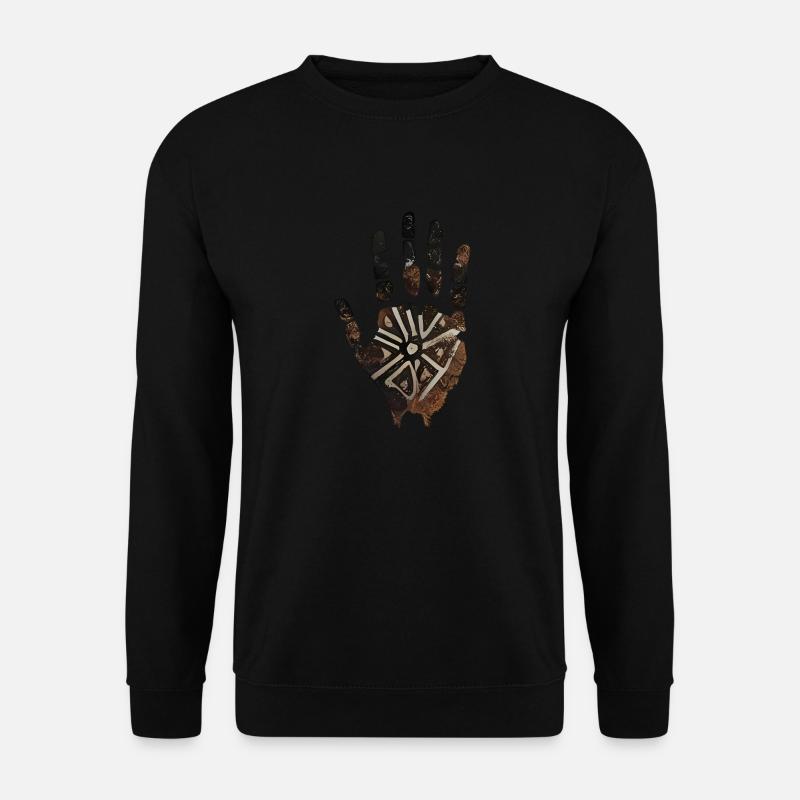 Hand Ritual Illustration - Unisex Sweatshirt - black