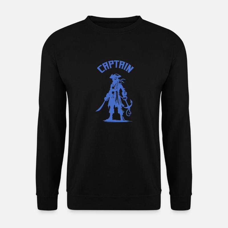pirat captain - Unisex Pullover - Schwarz