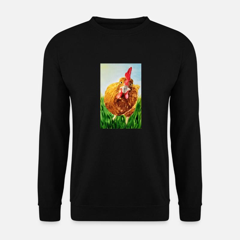 Mad Chicken - Unisex Pullover - Schwarz
