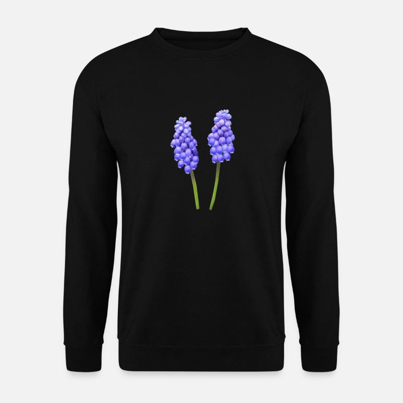 flowers lilies tulips orchids sunflower dahlia ger - Unisex Pullover - Schwarz