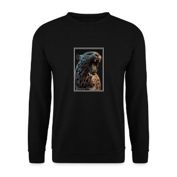 N’abandonnez jamais - Rendu 3D - Sweat-shirt Unisexe - noir - Devant - Alina (178cm) & Michal (187cm)