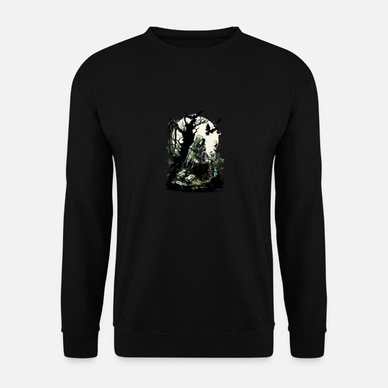 Elfe druide - Sweat-shirt Unisexe - noir