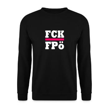 rect5032 - Unisex Pullover - Schwarz - Vorne - Alina (178cm) & Michal (187cm)