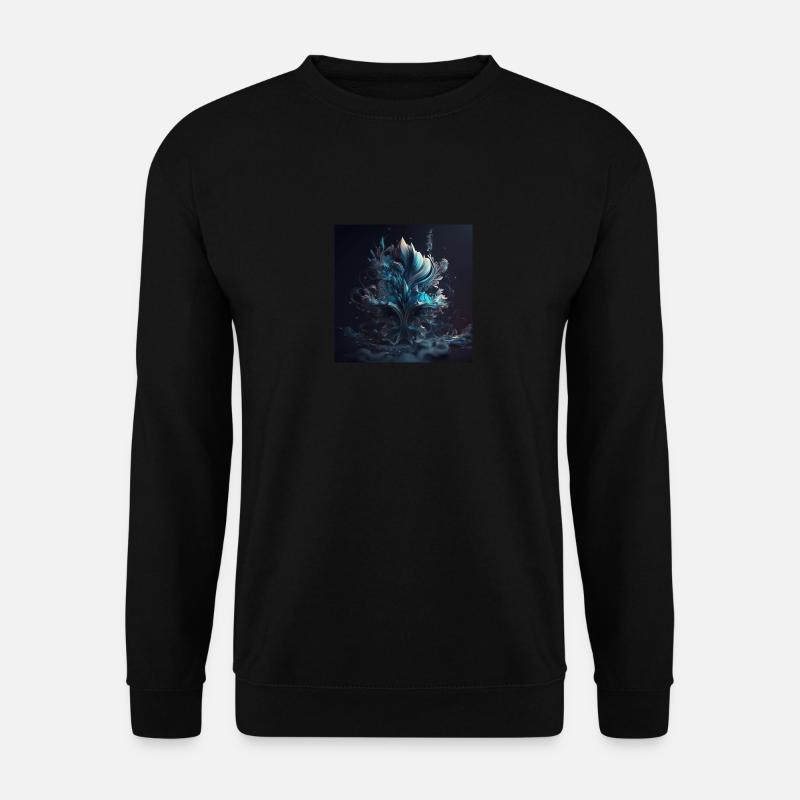 Abstrakte Digitale Kunst n°3 - Unisex Pullover - Schwarz