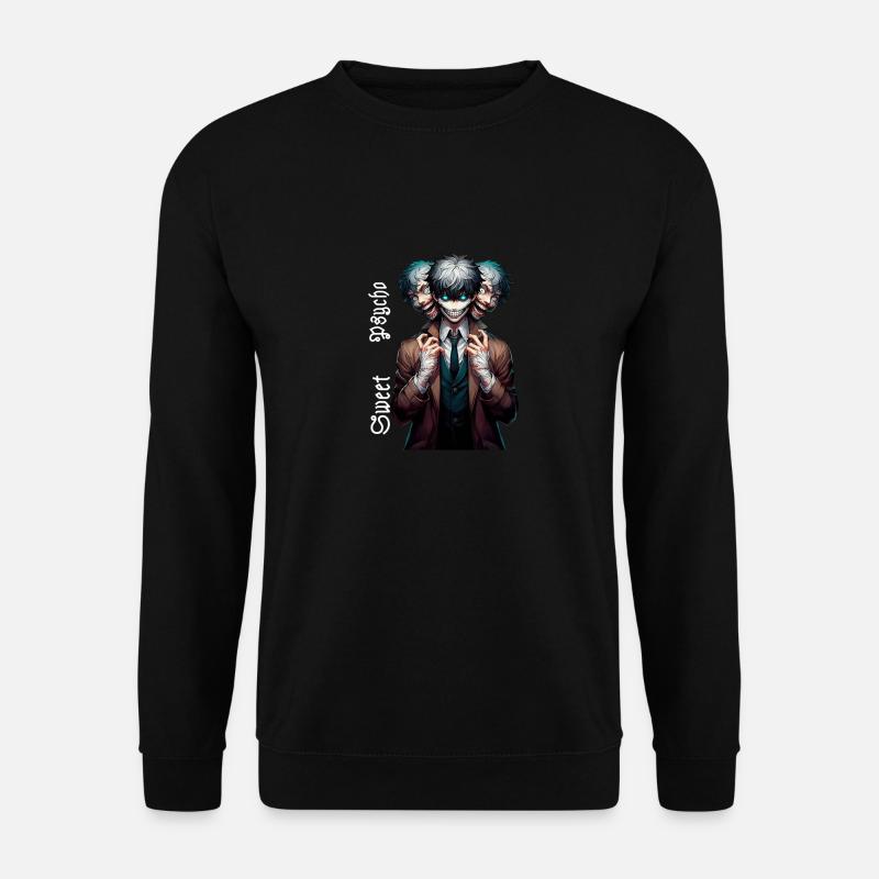 SweetPsycho Animestyle - Unisex Pullover - Schwarz