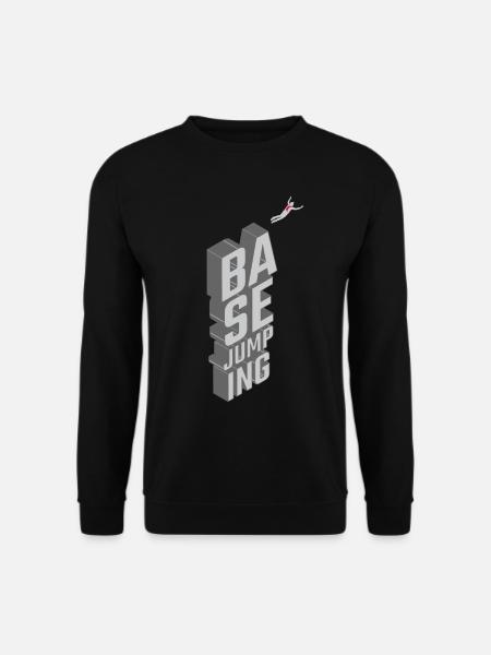 Basejumping - free fall - Unisex Sweatshirt - black