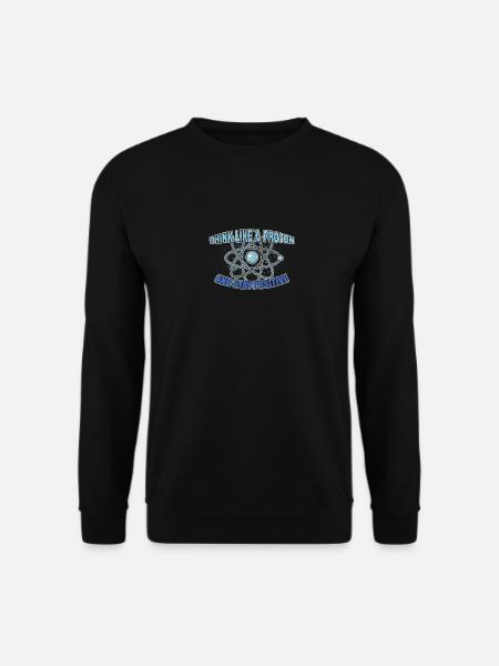 Physics Proton Positive - Unisex Sweatshirt - black