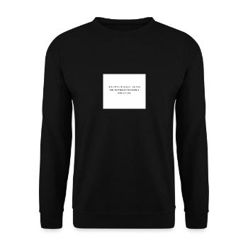 DON T PRAY FOR AN EASY LIFE PRAY FOR THE STRENGTH - Unisex Pullover - Schwarz - Vorne - Alina (178cm) & Michal (187cm)