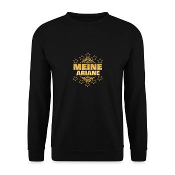 Mutter Ariane - Unisex Pullover - Schwarz - Vorne - Alina (178cm) & Michal (187cm)