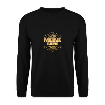 Mädchen Biene - Unisex Pullover - Schwarz - Vorne - Alina (178cm) & Michal (187cm)