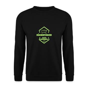 Cadeau pour danseur de scène - Sweat-shirt Unisexe - noir - Devant - Alina (178cm) & Michal (187cm)
