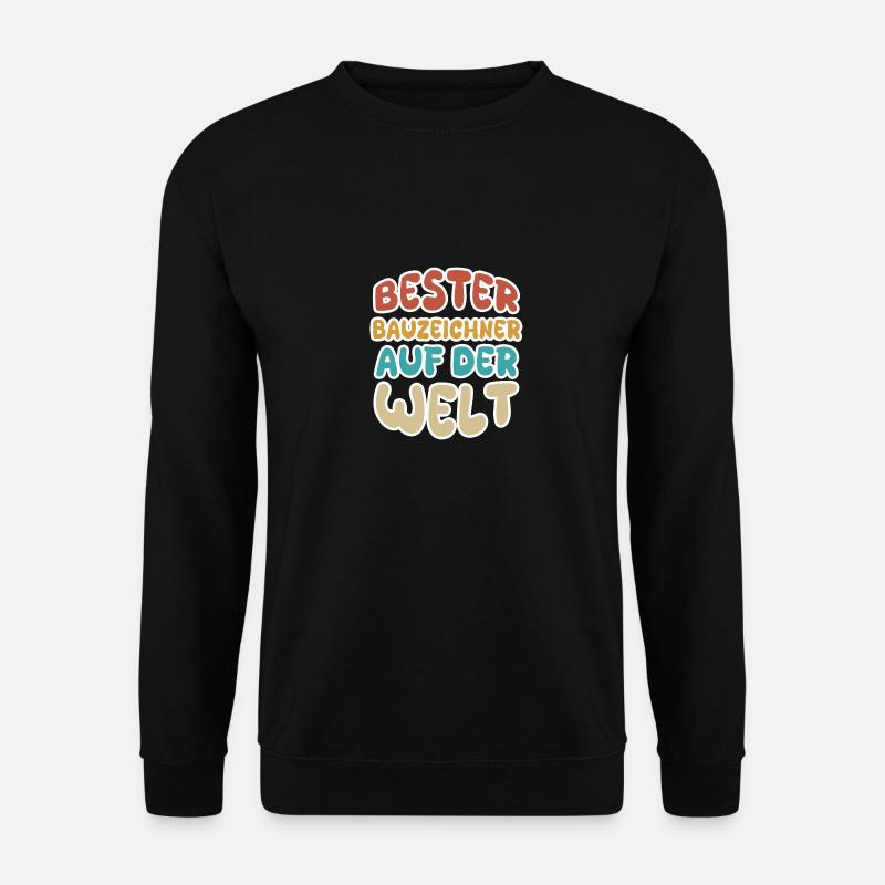 Vocation draughtsman - Unisex Sweatshirt - black