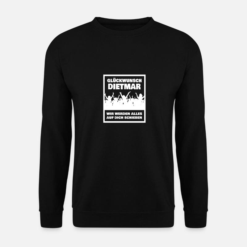 Gift for Dietmar - Unisex Sweatshirt - black