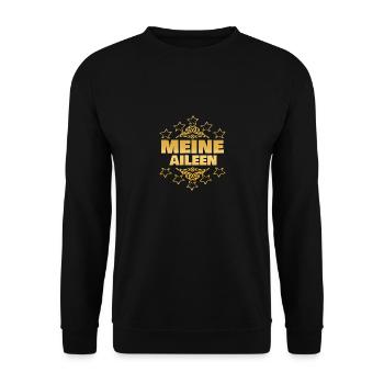 Mädchen Aileen - Unisex Pullover - Schwarz - Vorne - Alina (178cm) & Michal (187cm)