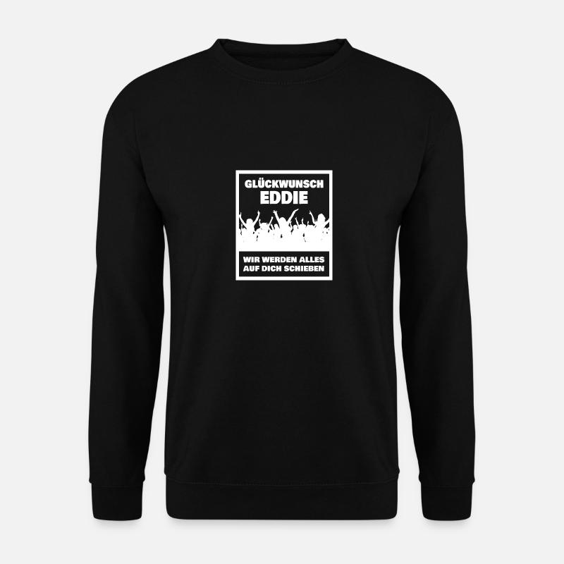 First name Eddie - Unisex Sweatshirt - black