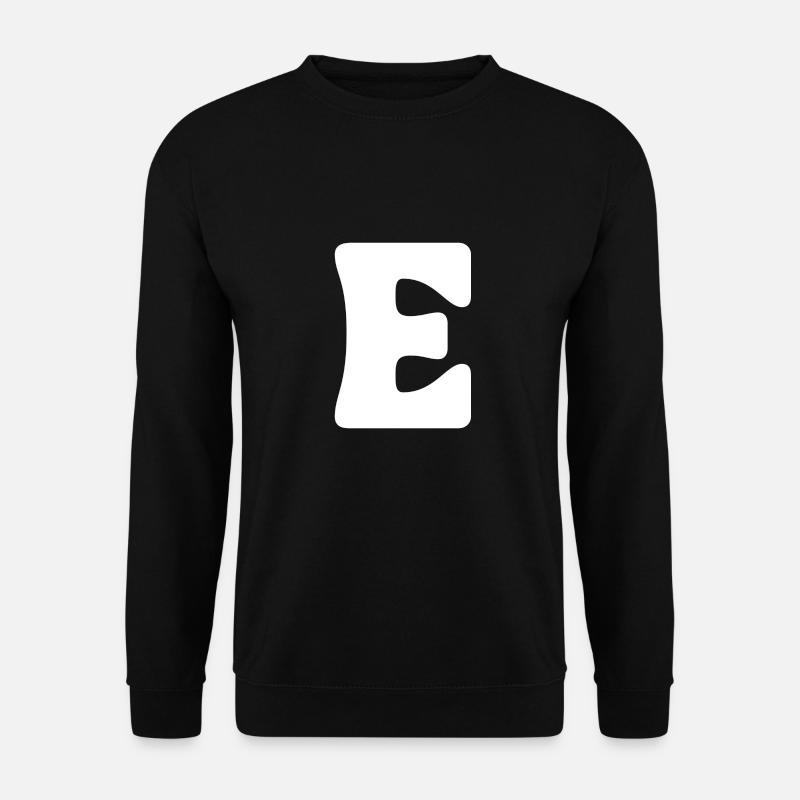 E - Unisex Sweatshirt - black