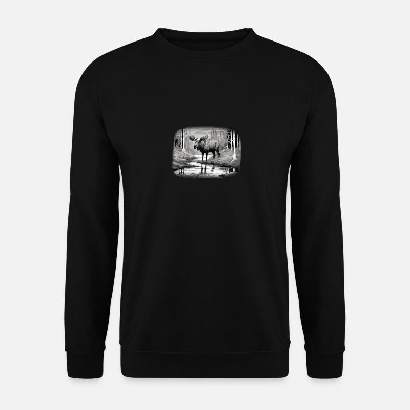 Elk - Unisex Sweatshirt - black