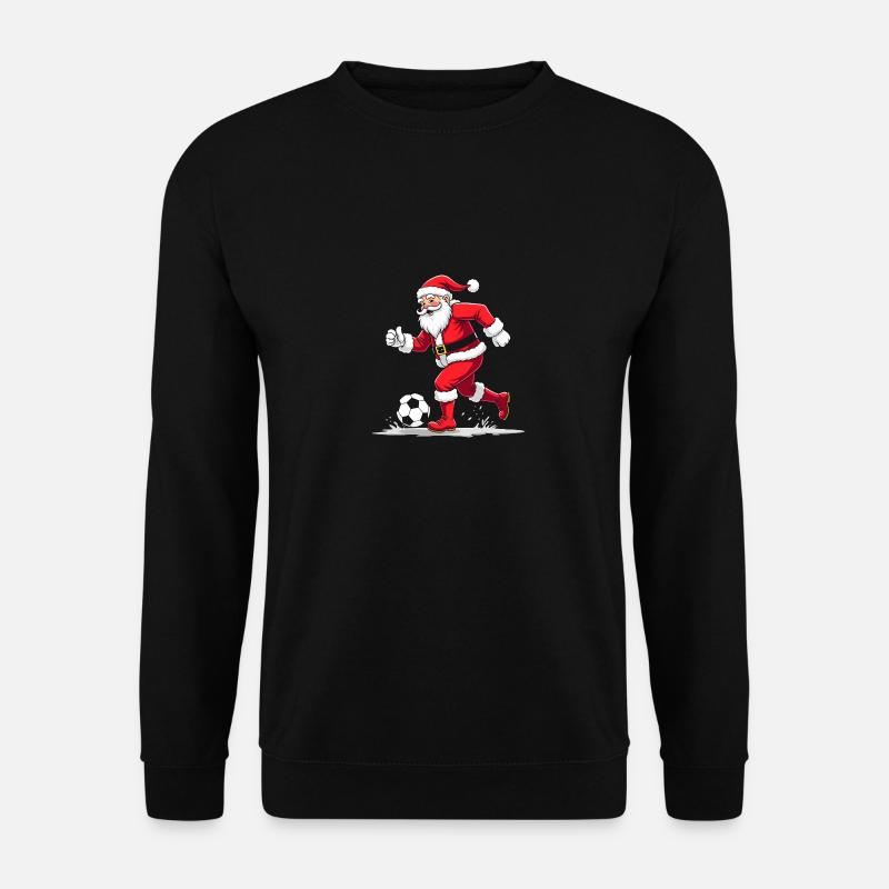 Fussballer Weihnachten - Unisex Pullover - Schwarz