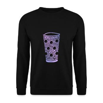 Palatinate Palz Palatinate dialect Palatinate Schorle - Unisex Sweatshirt - black - Front - Alina (178cm) & Michal (187cm)
