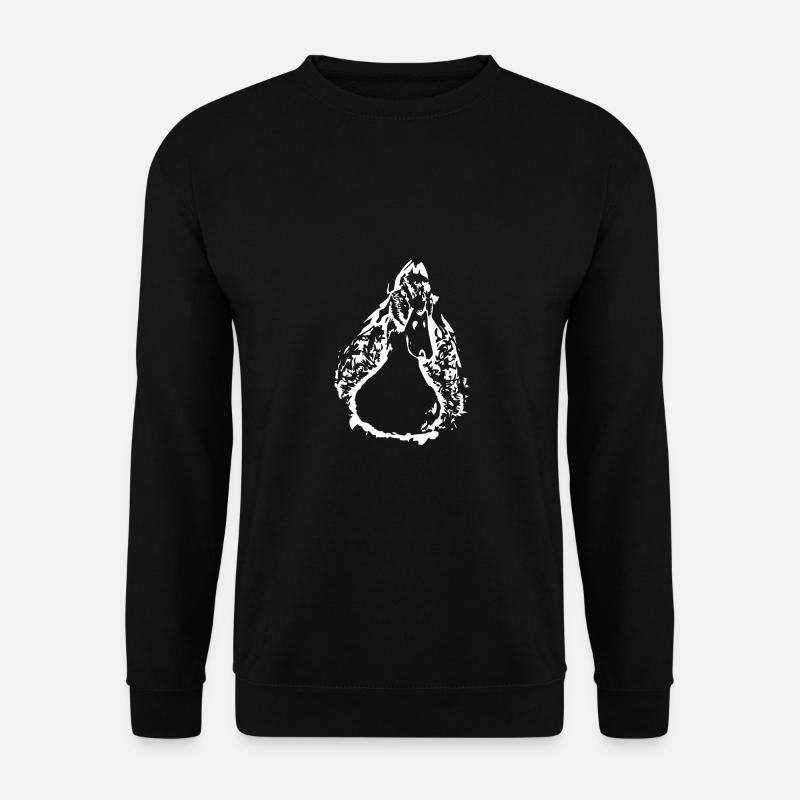 duck, ducky,wild duck,alder,white - Unisex Sweatshirt - black