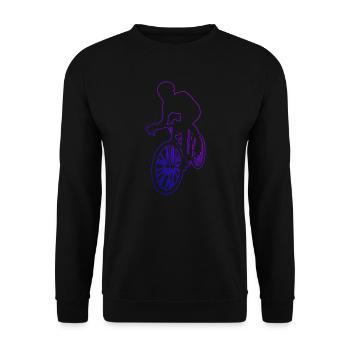 Women's Road Bike Road Bike Road Bike Road Bike - Unisex Sweatshirt - black - Front - Alina (178cm) & Michal (187cm)