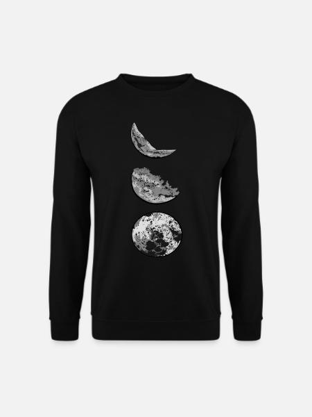 moon phases - Unisex Sweatshirt - black